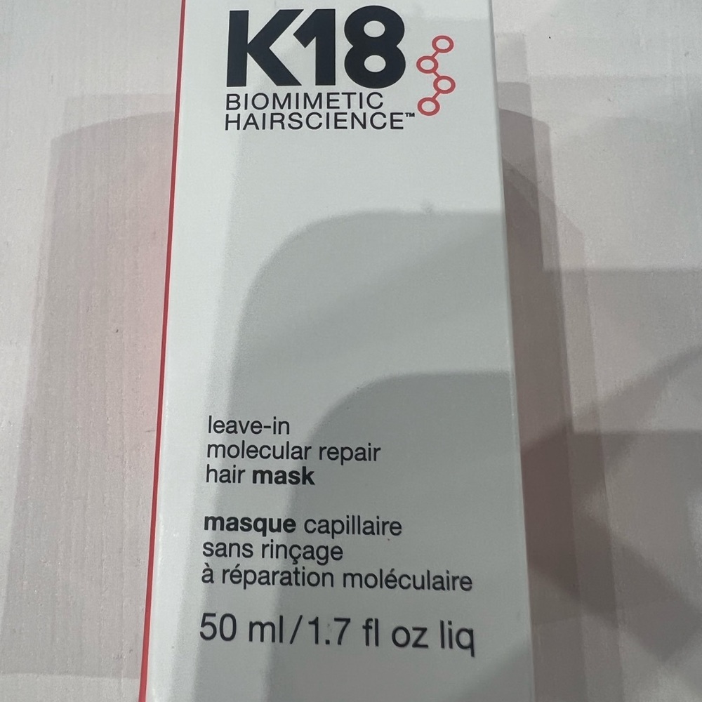K18 BIOMIMETIC HAIRSCIENCE Leave In Molecular Repair Hair Mask 1.7oz